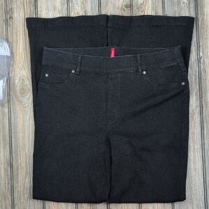 SPANX Black Flare Leg Pants - Size XL Petite​